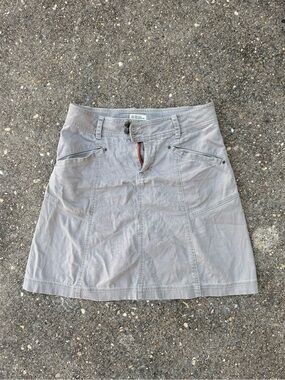 Royal Robbins Gray Utility Midi Skirt